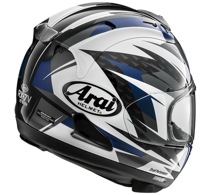 Arai RX-7V Evo Rush Helmet - Blue/White/Black