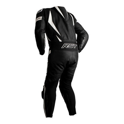 RST TRACTECH EVO 4 CE 1 PIECE SUIT BLACK/WHITE