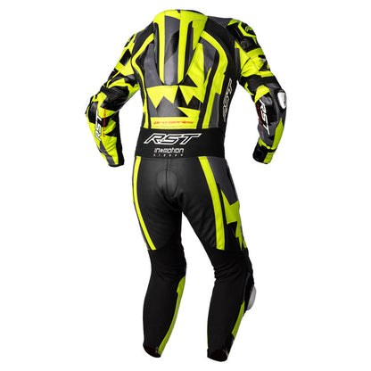 RST PRO SERIES CE LEATHER ONE PIECE RACE SUIT GREY/LIME CAMO