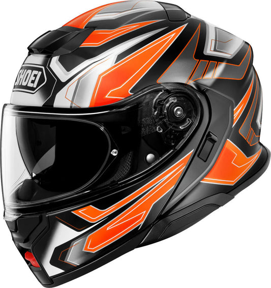 SHOEI Neotec 3 Anthem Tc-8 Helmet - Black/White/Orange