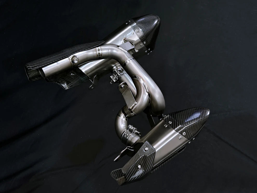 Vandemon - Triumph Rocket 3R, GT and Storm Titanium Slip-On Mufflers 2019-2024