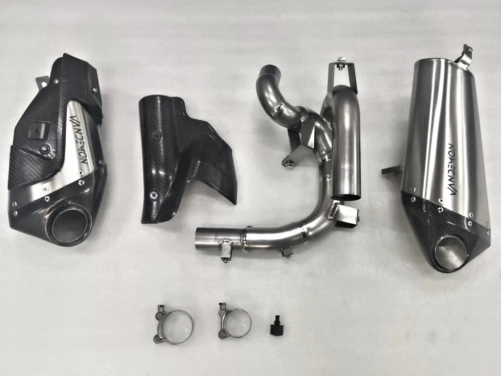 Vandemon - Triumph Rocket 3R, GT and Storm Titanium Slip-On Mufflers 2019-2024