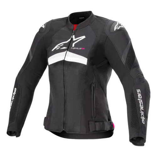 Alpinestars T-GP Plus R V4 Airflow Womens Stella Jacket - Black/White