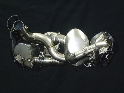 Vandemon - Triumph Rocket 3R & GT 2500 Titanium Bimodal Stealth Titanium Slip-On Mufflers