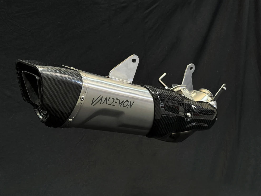 Vandemon - Triumph Speed Triple 1200RS & RR Bimodal Titanium Stealth Slip-On Muffler