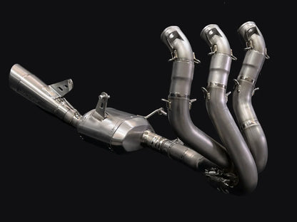 Vandemon - Triumph 765 S/R/RS and Moto 2 Street Triple Slash Cut Titanium Exhaust 2023-2024