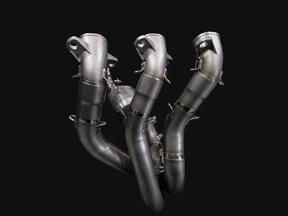 Vandemon - Triumph 765 S/R/RS and Moto 2 Street Triple Slash Cut Titanium Exhaust 2023-2024