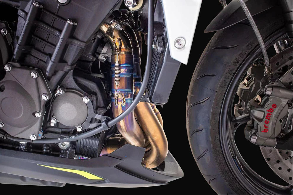 Vandemon - Triumph 765 S/R/RS and Moto 2 Street Triple Slash Cut Titanium Exhaust 2023-2024