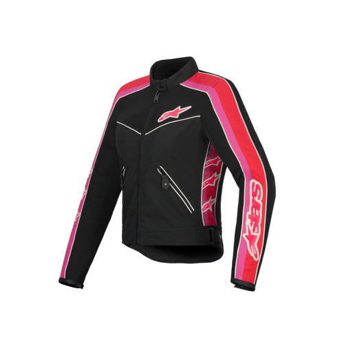 Alpinestars WOMENS T DYNO AIR JACKET BLACK BRIGHT-RED FUCHSIA