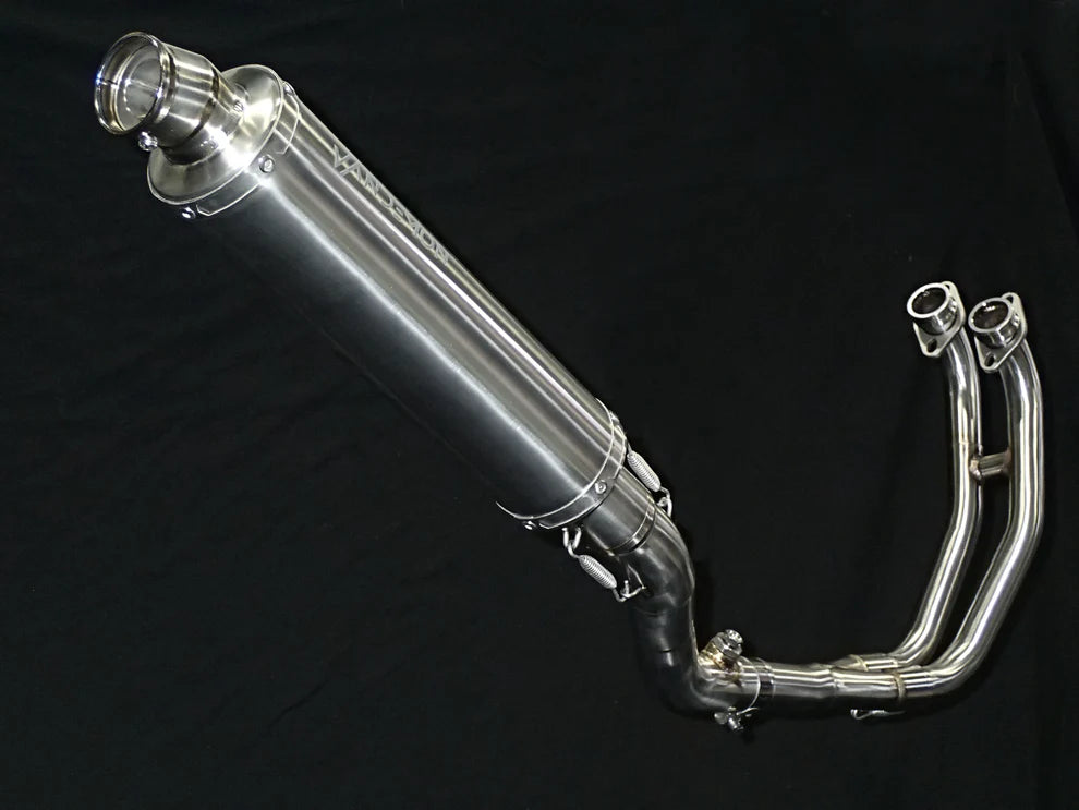 Vandemon - Yamaha YZF-R3 MT-03 YZF-R25 Stainless Steel Headers, Titanium Muffler