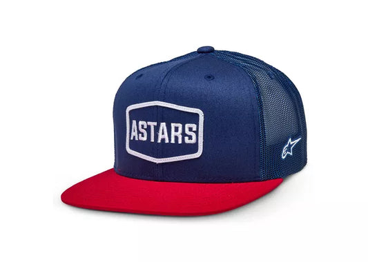 ALPINESTARS FRAMED TRUCKER HAT NAVY/RED/WHT