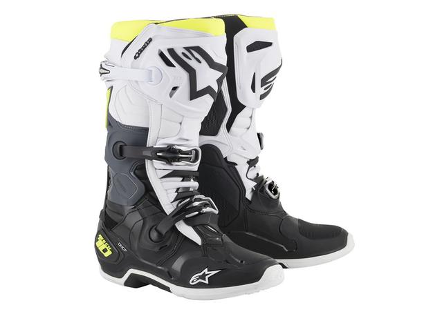 ALPINESTARS TECH 10 Black White Yellow 2021