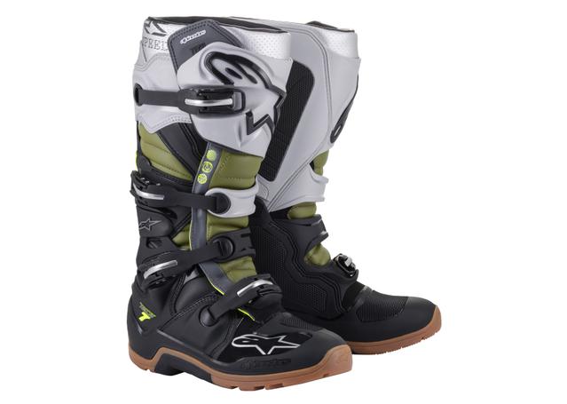 ALPINESTARS TECH 7 ENDURO BLACK SILVER GREEN