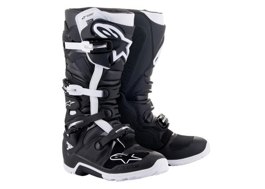 ALPINESTARS MX23 TECH 7 DRYSTAR ENDURO BLACK WHITE