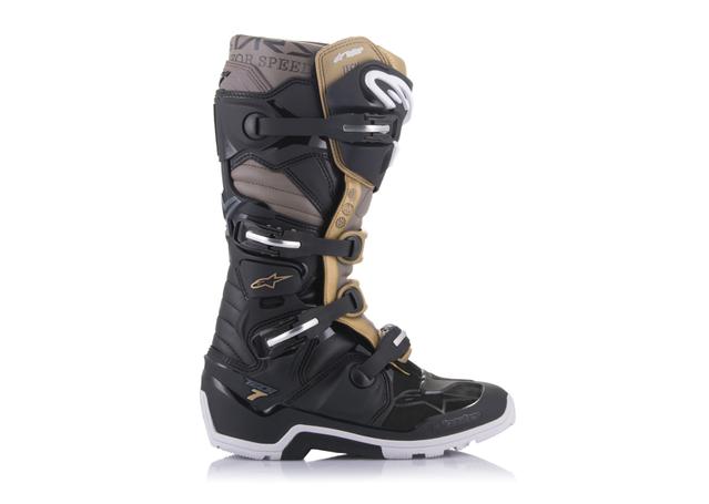 ALPS TECH 7 ENDURO DRYSTAR BLACK GREY GOLD