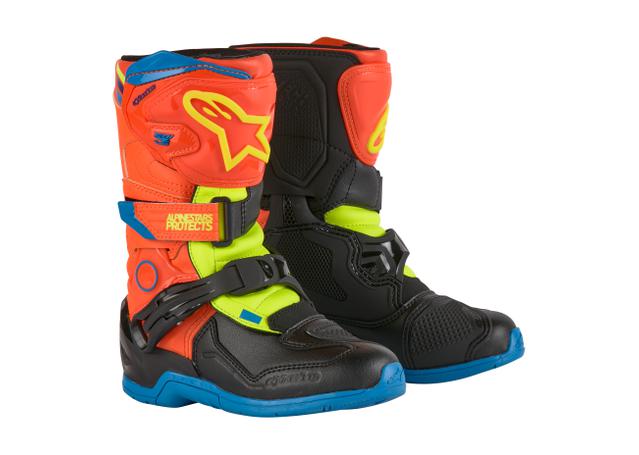 ALPINESTARS MX24 KIDS TECH 3S ORANGE BLUE