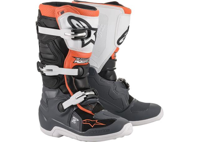 Alpinestars Tech 7 Youth BLACK GREY ORANGE