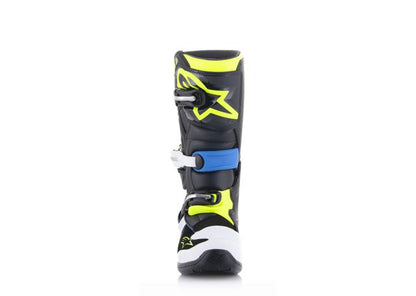 ALPINESTARS MX24 TECH 7S YOUTH BLACK ENAMEL BLUE YELLOW FLURO