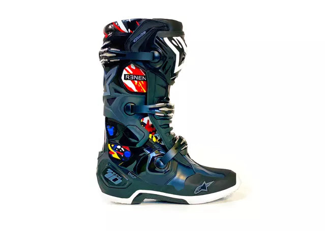 ALPINESTARS TECH 10 RENEN LE BLACK MULTI COLOUR