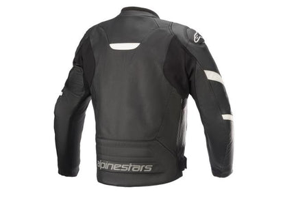 Alpinestars Faster V2 Air Leather Jacket Black & White