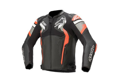 Alpinestars Atem V4 Leather Jacket Black Red