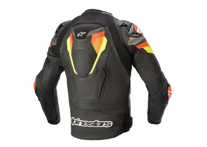 Alpinestars Atem V4 Leather Jacket Black Red Yellow