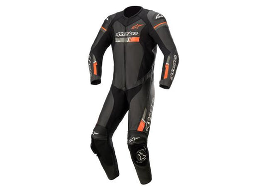 ALPINESTARS GP FORCE 1PCE SUIT BLACK RED