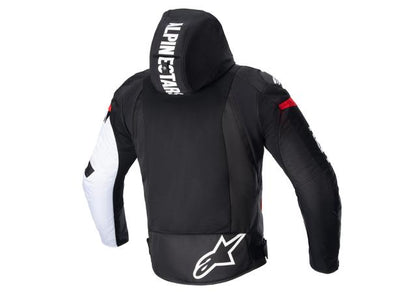 ALPINESTARS ZACA AIR JACKET BLACK WHITE RED FLURO