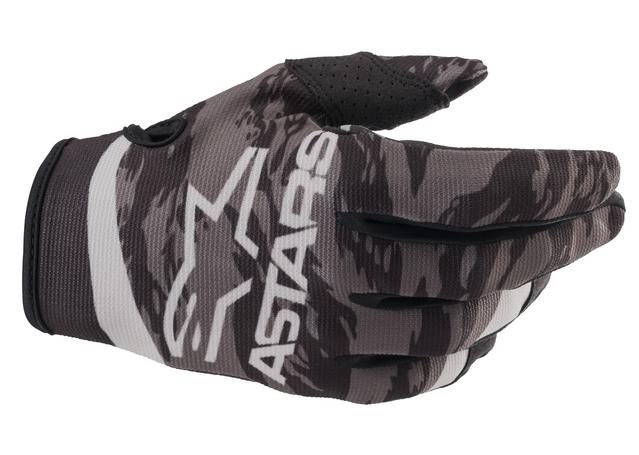 Alpinestars MX22 Youth Radar Gloves Camo Grey