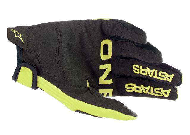 ALPINESTARS MX23 YOUTH RADAR GLOVES YELLOW FLURO BLACK