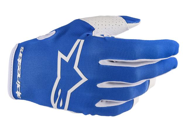 ALPINESTARS MX23 YOUTH RADAR GLOVES UCLA BLUE WHITE