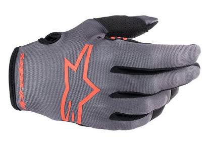 ALPINESTARS MX23 YOUTH RADAR GLOVES MAGNET NEON RED