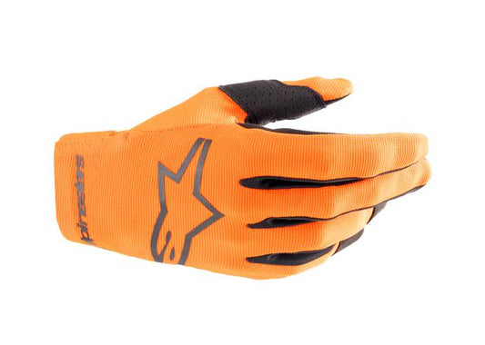 ALPINESTARS MX24 YOUTH RADAR GLOVES ORANGE BLACK