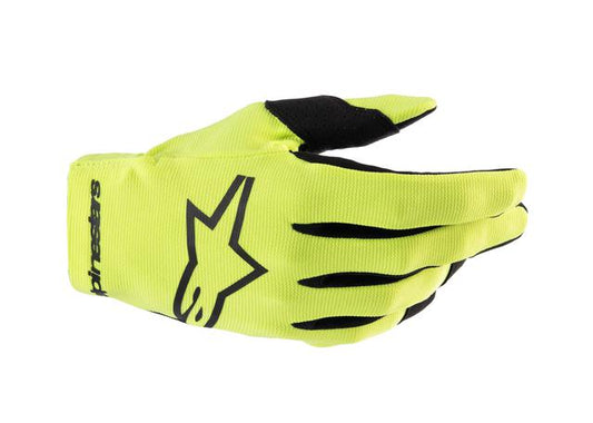 ALPINESTARS MX24 YOUTH RADAR GLOVES YELLOW BLACK