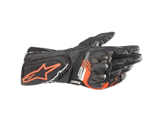 Alpinestars SP8 V3 Leather Glove Black & Red