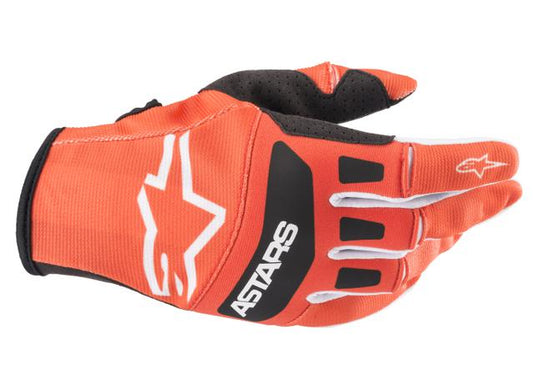 Alpinestars MX22 Techstar Gloves Orange Black