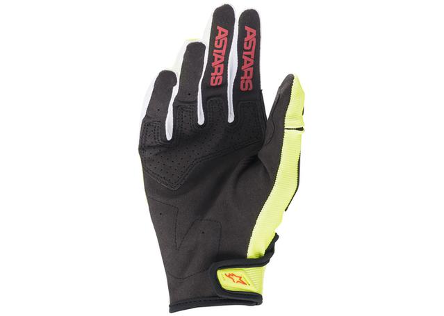 Alpinestars MX22 Techstar Gloves Yellow Black