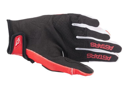 Alpinestars MX22 Techstar Gloves Red Black