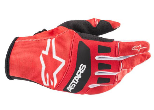 Alpinestars MX22 Techstar Gloves Red Black