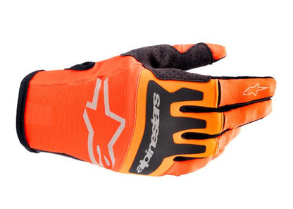 ALPINESTARS MX23 TECHSTAR GLOVES HOT ORANGE BLACK