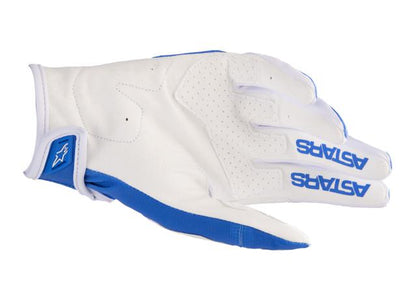 ALPINESTARS MX23 TECHSTAR GLOVES UCLA BLUE BRUSHED GOLD