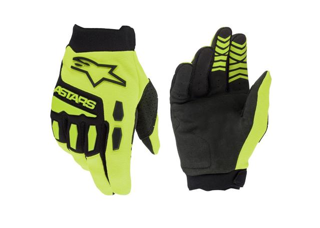 ALPINESTARS MX24 YOUTH FULL BORE GLOVES YELLOW FLURO BLACK