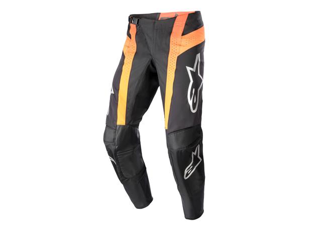 ALPINESTARS MX23 TECHSTAR SEIN PANTS BLACK HOT ORANGE