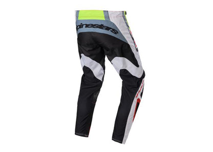 ALPINESTARS MX23 FLUID AGENT PANTS BLACK MARS RED YELLOW FLURO