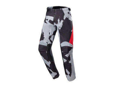 ALPINESTARS MX23 YOUTH RACER TACTICAL PANT CAST GRAY CAMO MARS RED