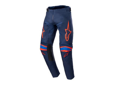 ALPINESTARS MX23 YOUTH RACER NARIN PANTS NIGHT NAVY HOT ORANGE