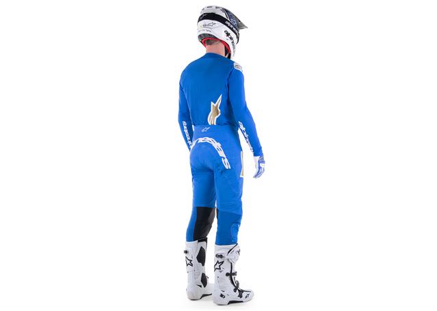 ALPINESTARS MX23 SUPERTECH BRUIN PANTS UCLA BLUE BRUSHED GOLD