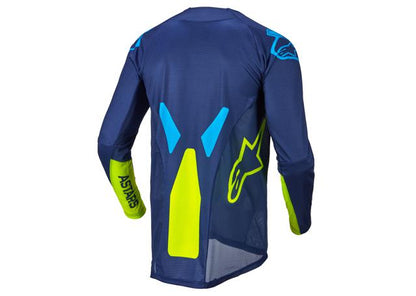 Alpinestars MX22 Techstar Factory Jersey Blue Yellow