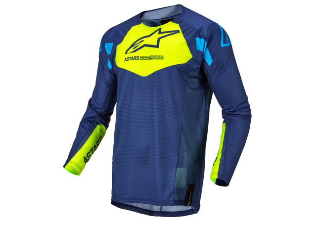 Alpinestars MX22 Techstar Factory Jersey Blue Yellow