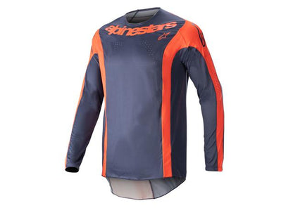 ALPINESTARS MX23 TECHSTAR ARCH JERSEY NIGHT NAVY HOT ORANGE